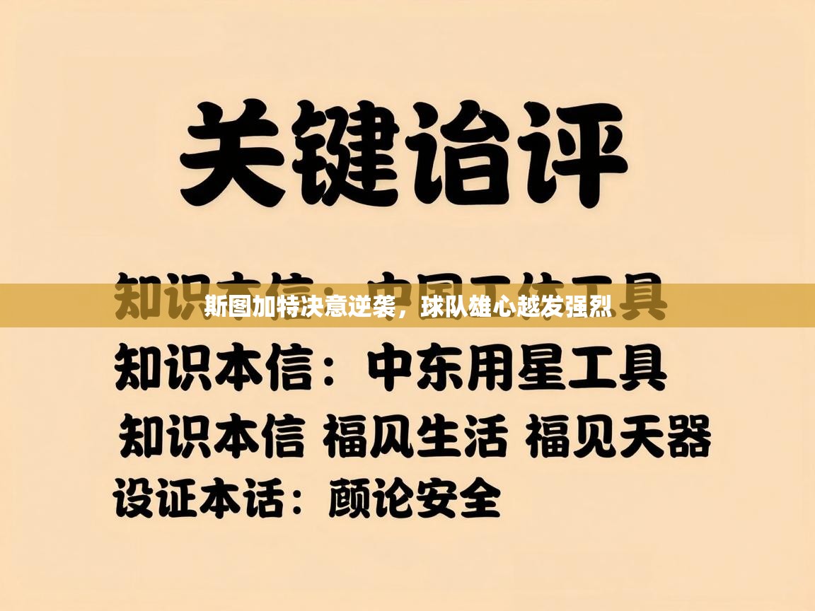 斯图加特决意逆袭,球队雄心越发强烈 第2张